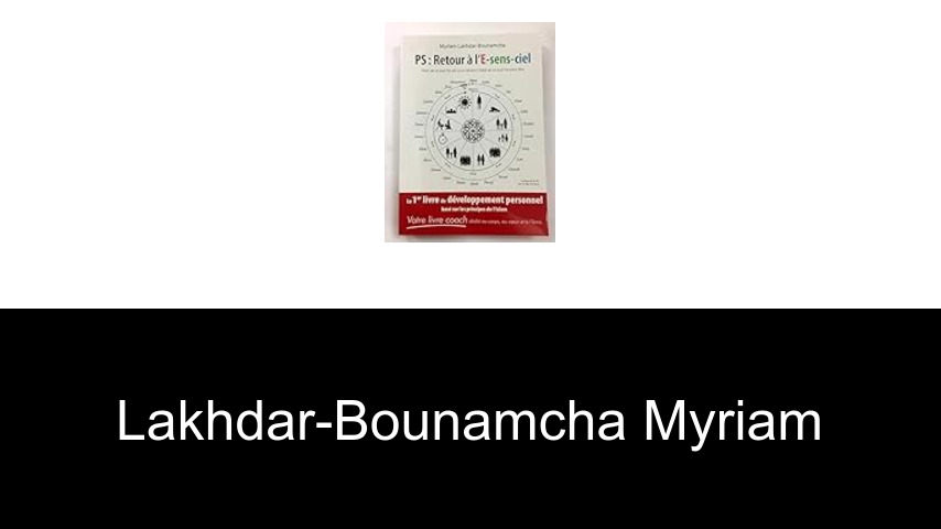 livres de Lakhdar-Bounamcha Myriam
