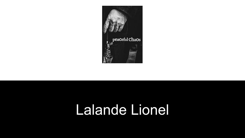 livres de Lalande Lionel