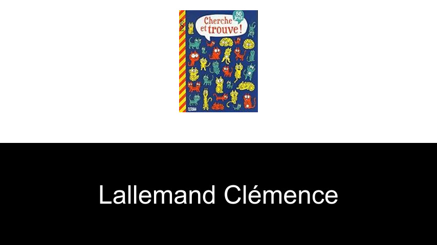 livres de Lallemand Clémence