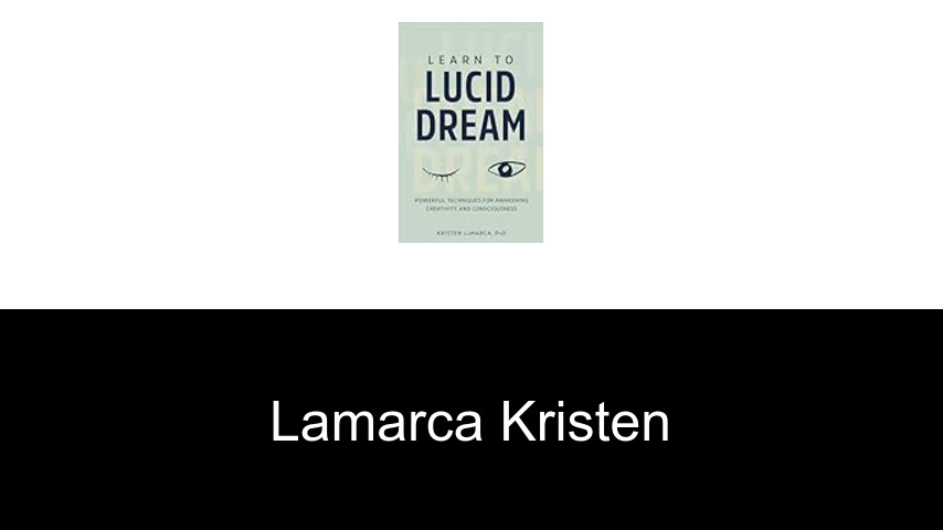 livres de LaMarca Kristen