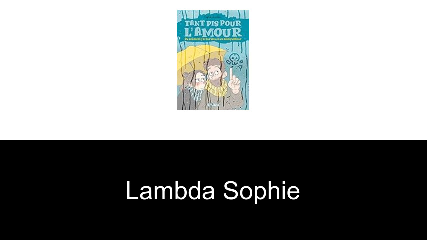livres de Lambda Sophie