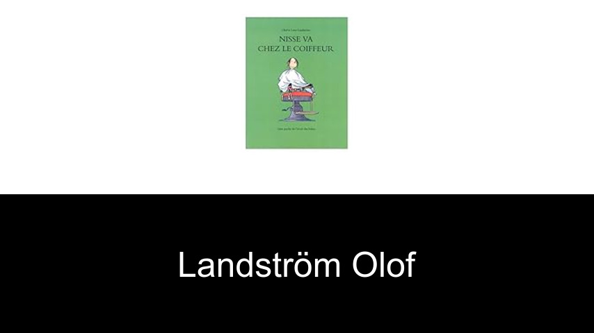 livres de Landström Olof