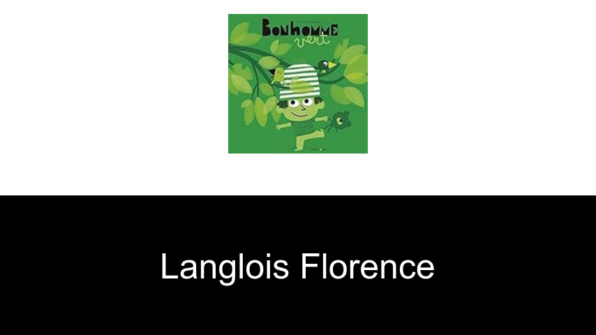 livres de Langlois Florence