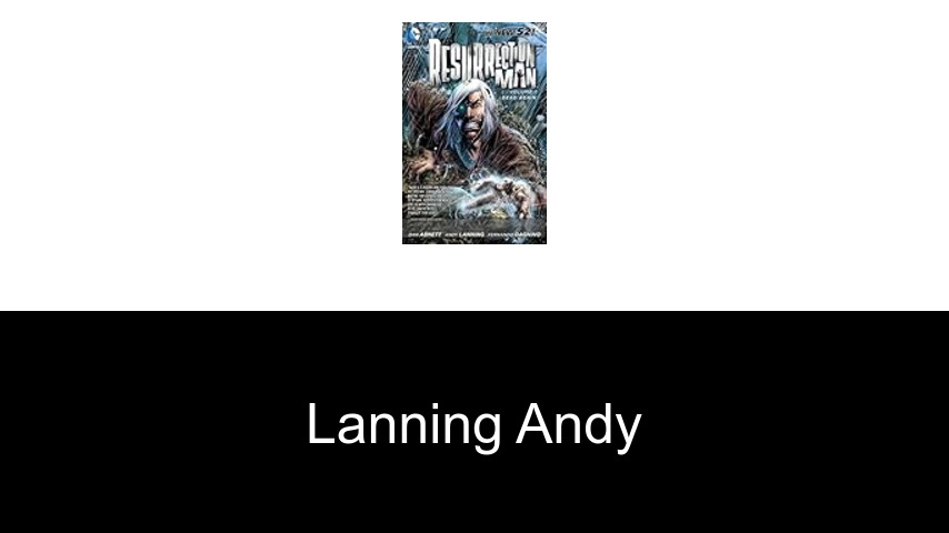 livres de Lanning Andy