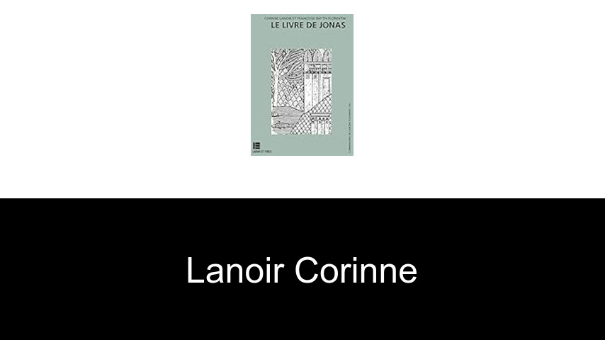 livres de Lanoir Corinne