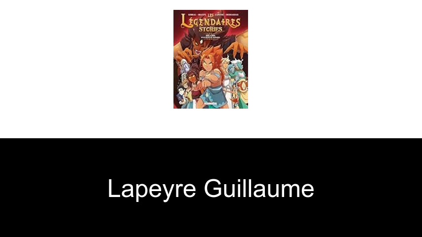 livres de Lapeyre Guillaume