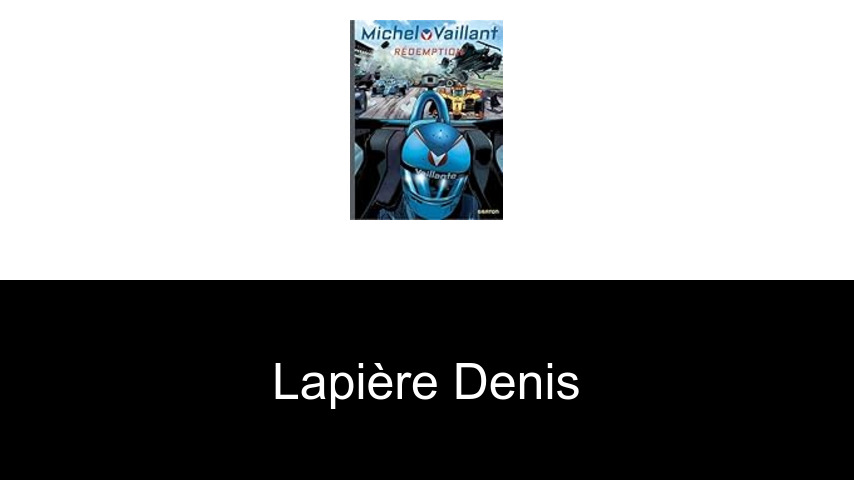 livres de Lapière Denis