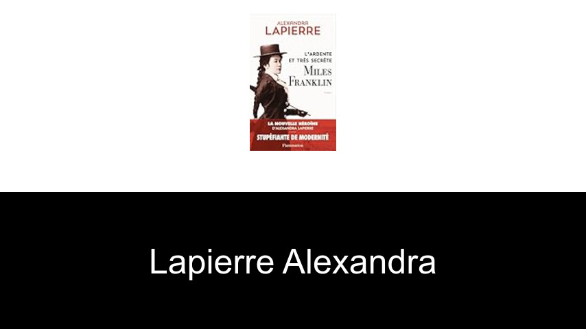 livres de Lapierre Alexandra