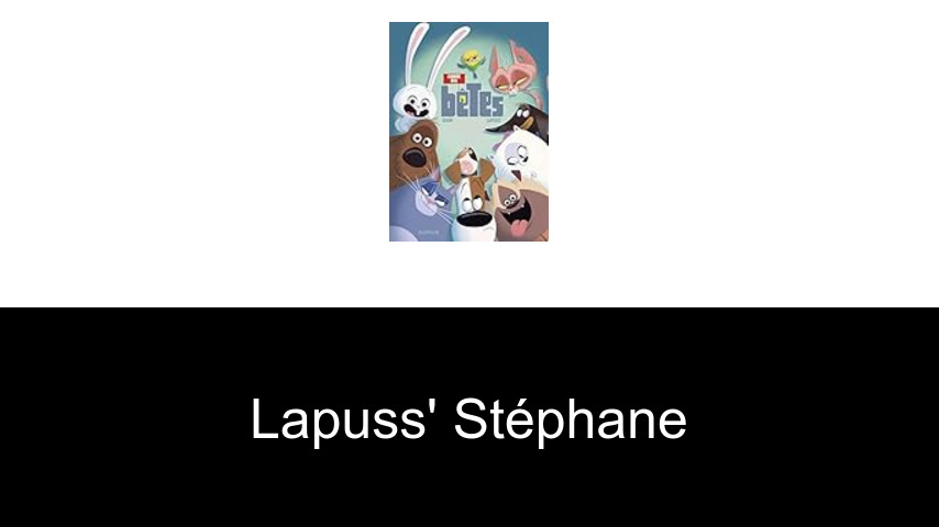 livres de Lapuss' Stéphane