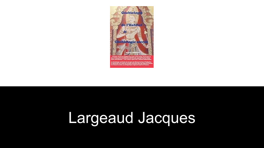 livres de Largeaud Jacques