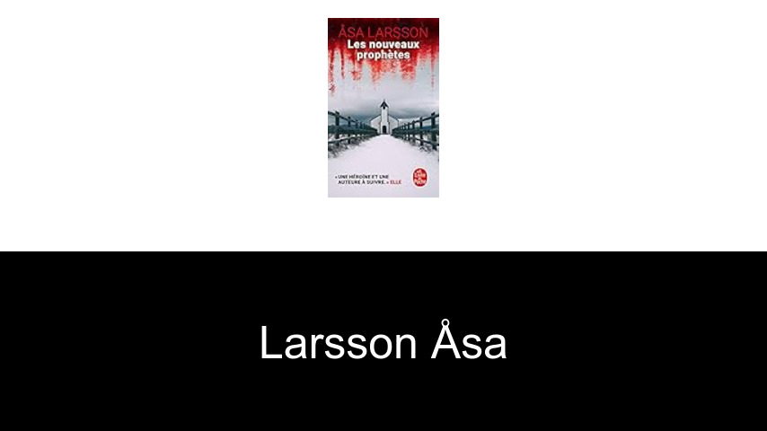 livres de Larsson Åsa