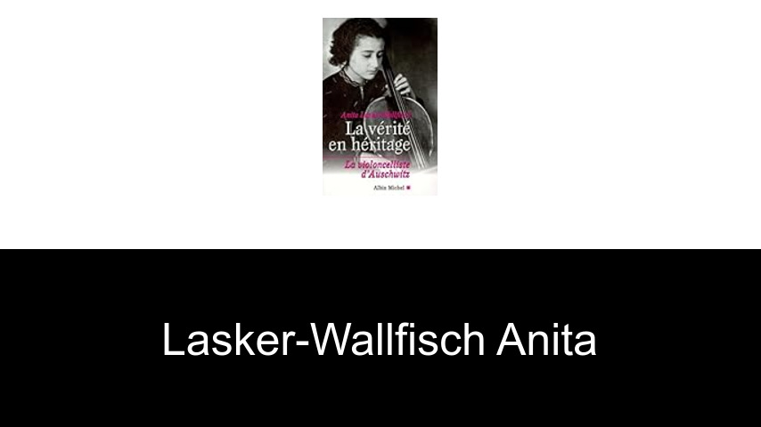livres de Lasker-Wallfisch Anita