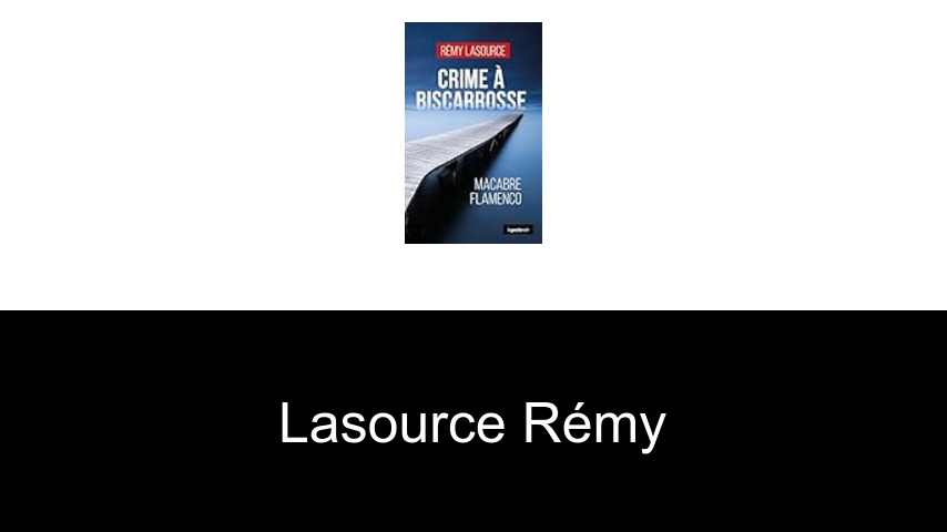 livres de Lasource Rémy