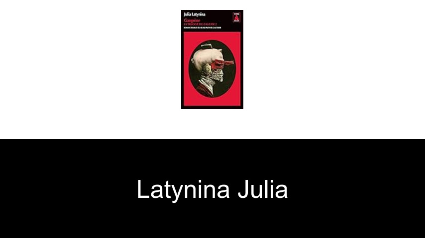 livres de Latynina Julia