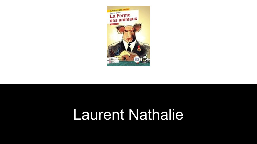 livres de Laurent Nathalie