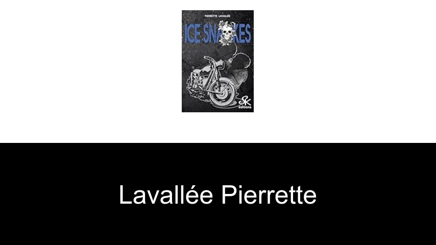 livres de Lavallée Pierrette