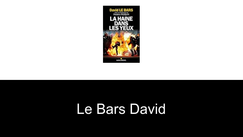 livres de Le Bars David