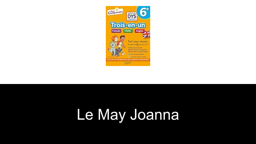 livres de Le May Joanna
