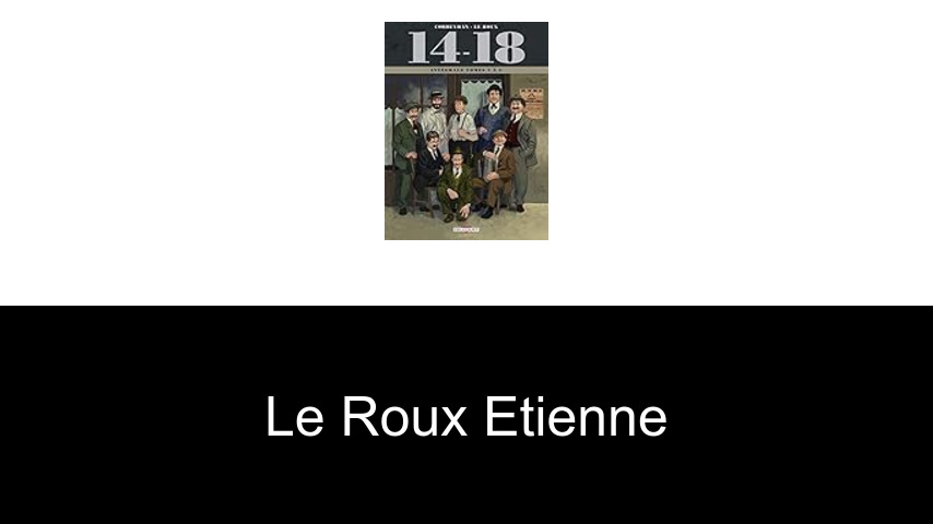 livres de Le Roux Etienne