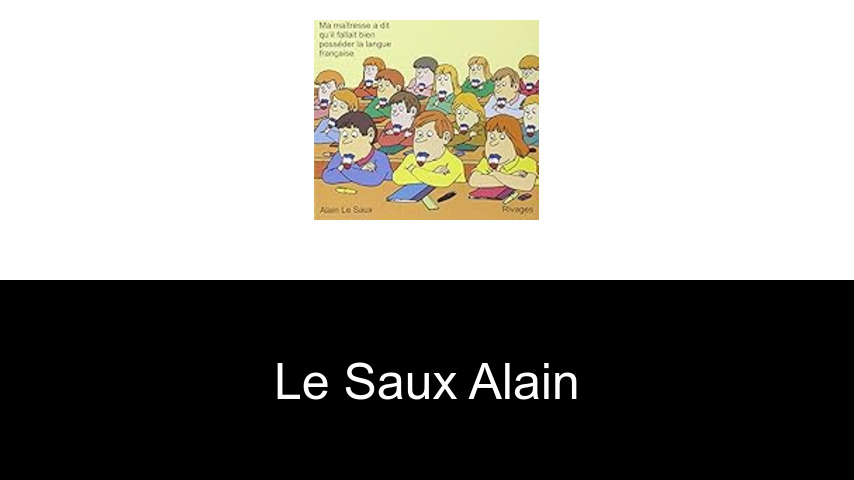 livres de Le Saux Alain