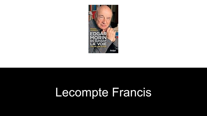 livres de Lecompte Francis