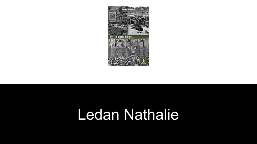 livres de Ledan Nathalie