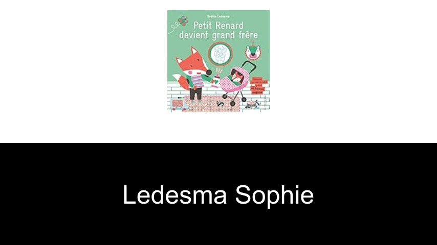 livres de Ledesma Sophie
