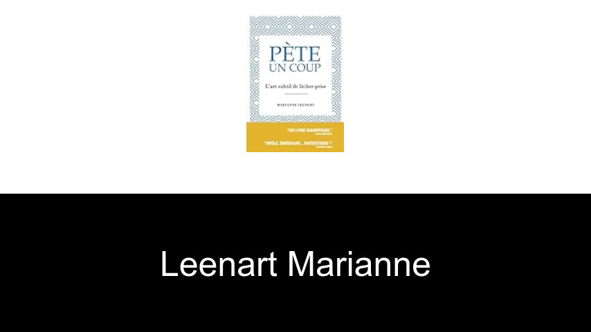 livres de Leenart Marianne