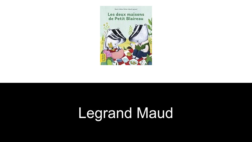 livres de Legrand Maud