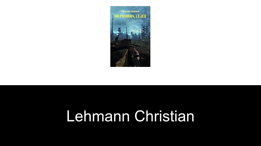 livres de Lehmann Christian