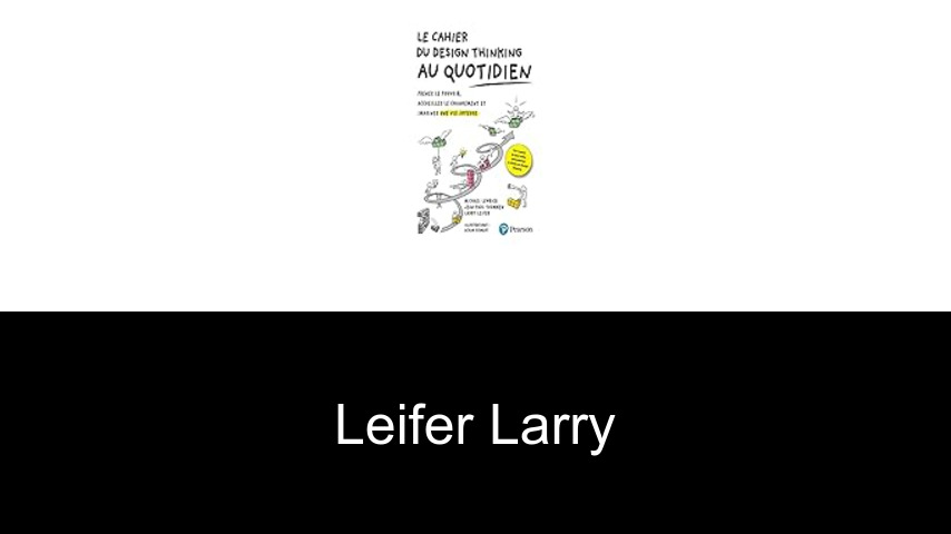 livres de Leifer Larry