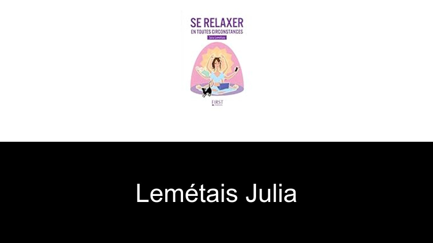 livres de Lemétais Julia