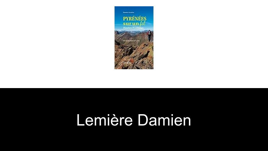 livres de Lemière Damien
