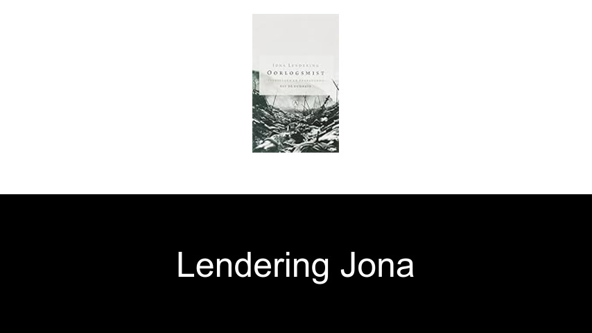 livres de Lendering Jona