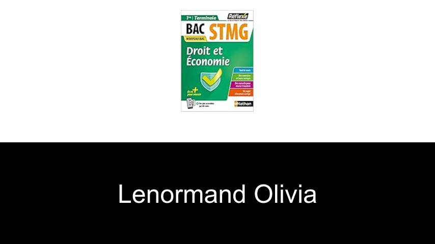 livres de Lenormand Olivia