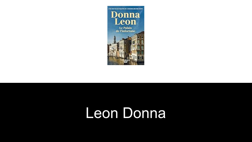 livres de Leon Donna