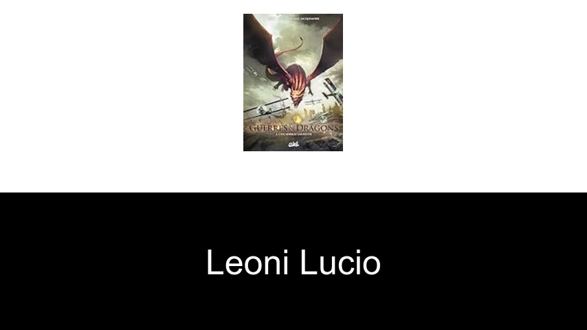livres de Leoni Lucio