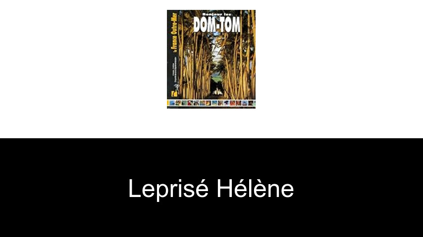 livres de Leprisé Hélène