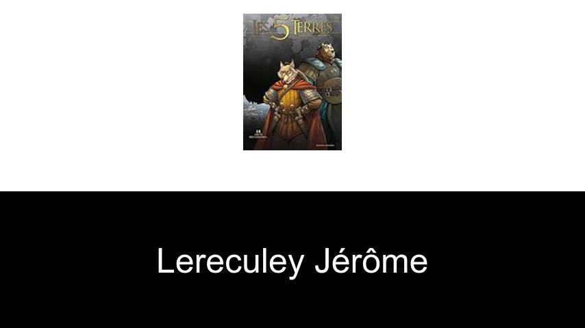 livres de Lereculey Jérôme