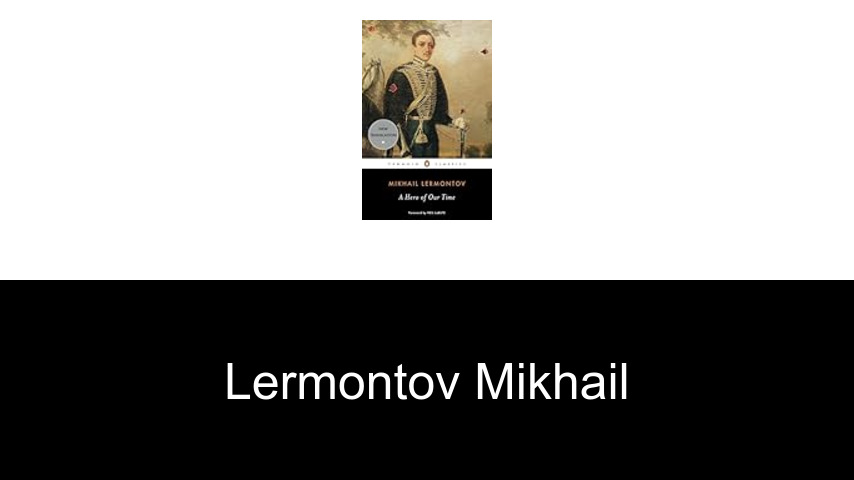 livres de Lermontov Mikhail