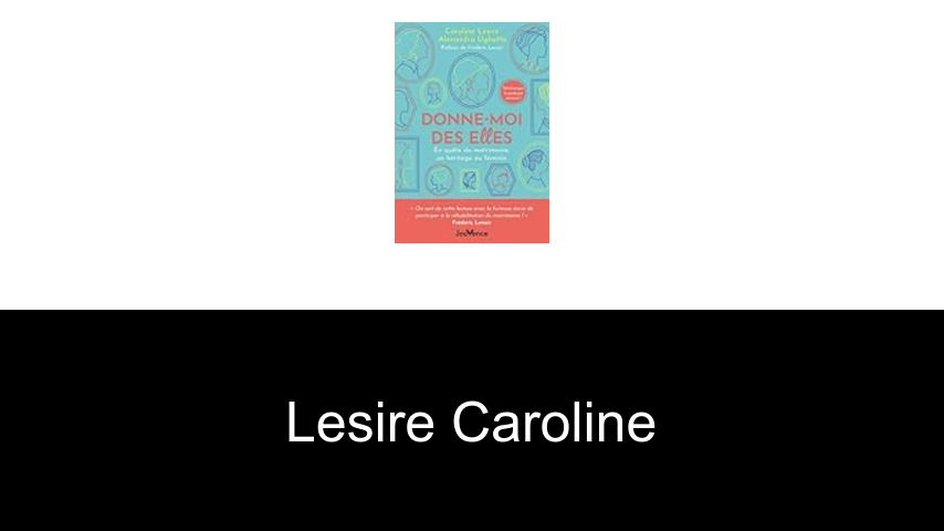 livres de Lesire Caroline