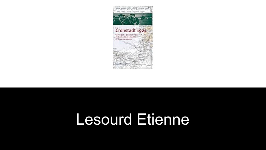 livres de Lesourd Etienne