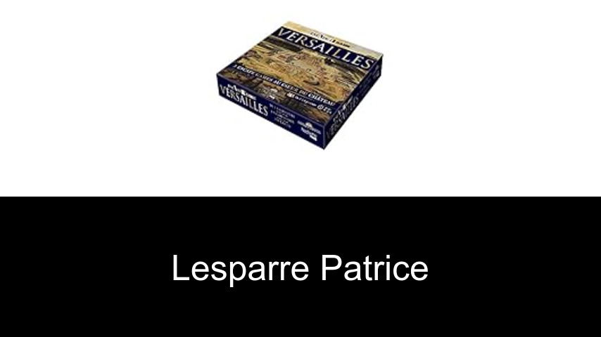 livres de Lesparre Patrice