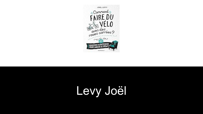 livres de Levy Joël