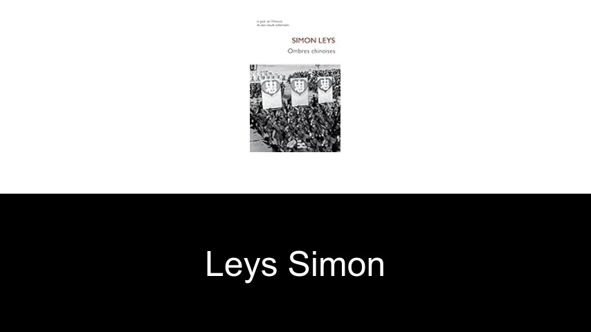 livres de Leys Simon