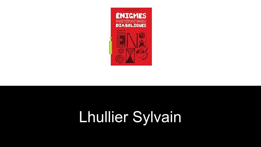 livres de Lhullier Sylvain