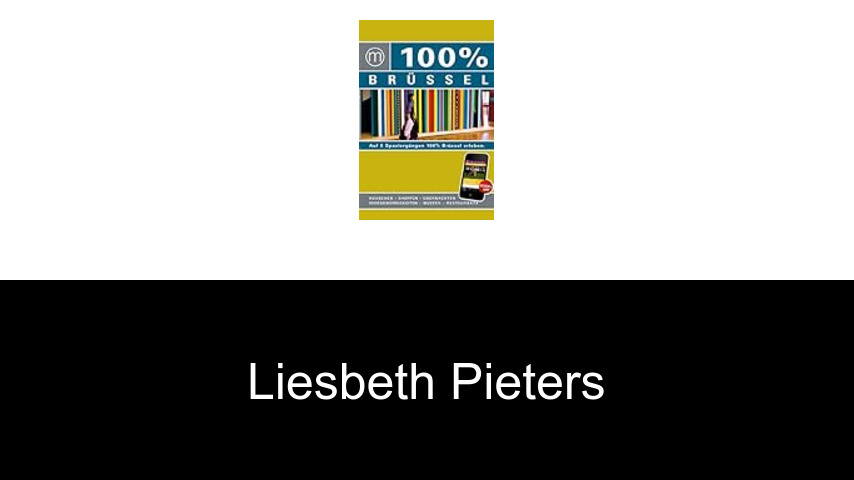 livres de Liesbeth Pieters
