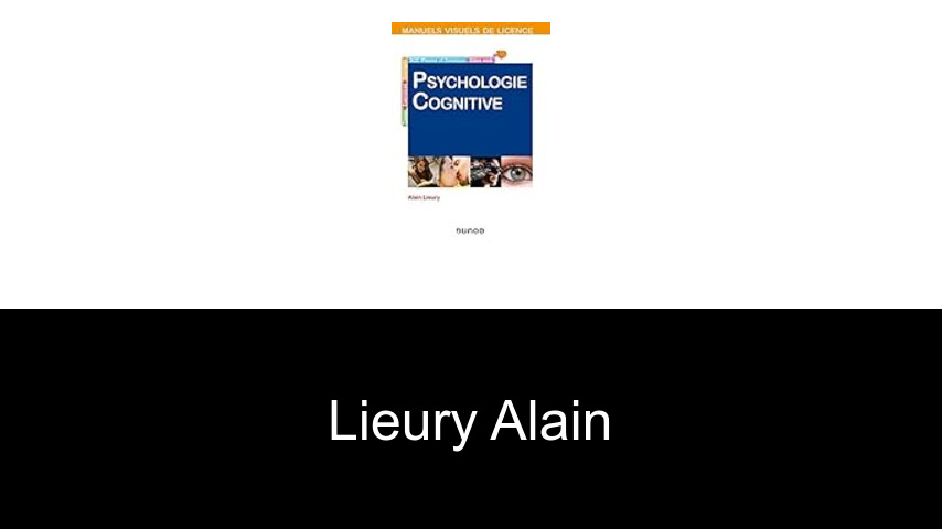 livres de Lieury Alain