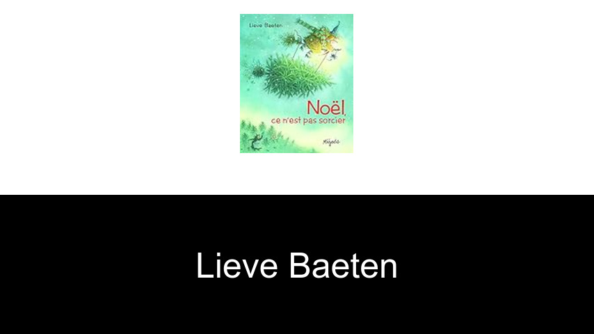 livres de LIEVE BAETEN