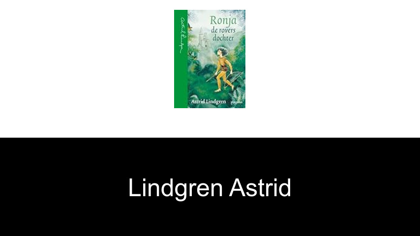 livres de Lindgren Astrid